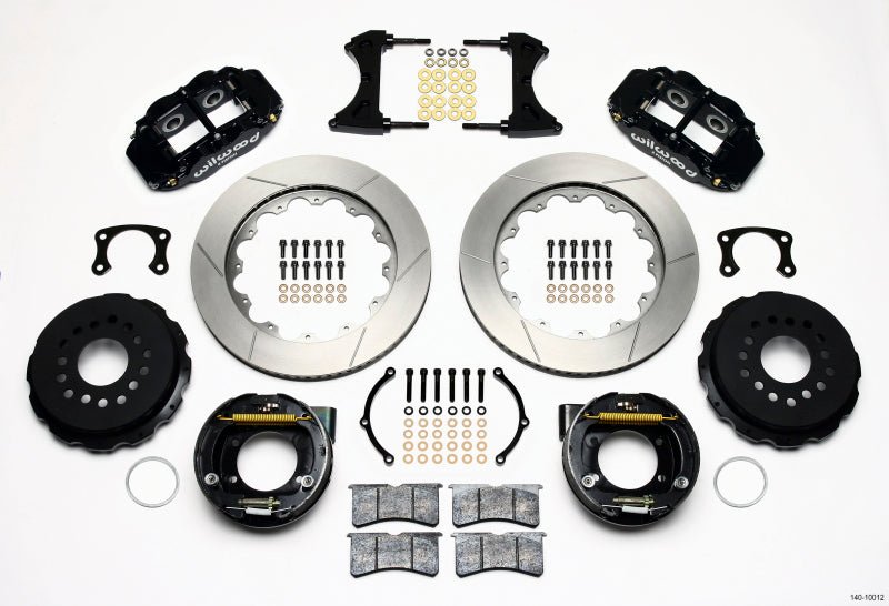 Wilwood Narrow Superlite 4R Rear P - Brk Kit 14.00in New Big Ford 2.50in Offset - My Store
