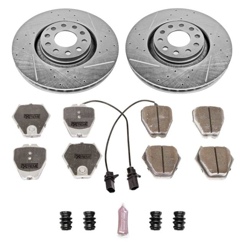 Power Stop 00 - 01 Audi A6 Quattro Front Z26 Street Warrior Brake Kit - My Store