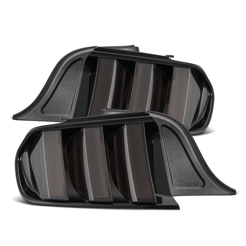 AlphaRex 15 - 23 Ford Mustang NOVA - Series Prismatic LED Tail Lights Alpha - Black - My Store
