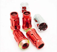 Wheel Mate Mutkei SR45R Lock Set 12x1.25 Red (4pcs) - My Store
