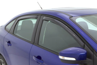 compare product AVS 12-18 Ford Focus Ventvisor In-Channel Front & Rear Window Deflectors 4pc - Smoke