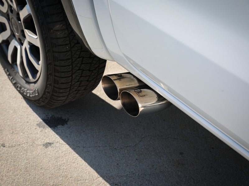 aFe Rebel Series 3in Cat - Back Exhaust Side Exit w/ Polished Tips 19 - 20 Ford Ranger L4 - 2.3L (t) - My Store