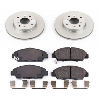 compare product Power Stop 92-96 Honda Prelude Front Z17 Evolution Geomet Coated Brake Kit