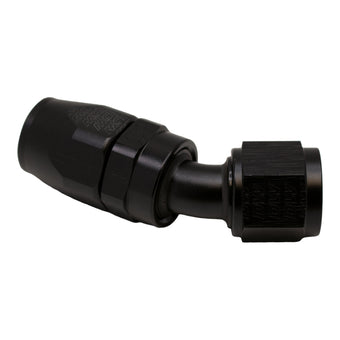 compare product DeatschWerks 10AN Female Flare Swivel 30-Degreehose End CPE - Anodized Matte Black