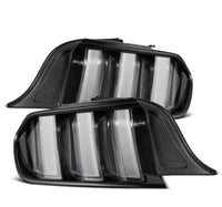 AlphaRex 15 - 23 Ford Mustang NOVA - Series Prismatic LED Tail Lights Black - Clear - My Store
