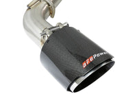 aFe Takeda 2.5in 304 SS Axle - Back Exhaust w/ Carbon Fiber Tips 16 - 19 Infiniti Q50 V6 - 3.0L (tt) - My Store