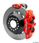 Wilwood Narrow Superlite 4R Rear P - Brk Kit AERO4 14in Rotor Big Ford New Style 2.5in Off - Red - My Store
