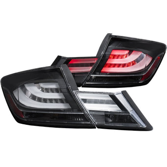 compare product ANZO 2013-2015 Honda Civic LED Taillights Black