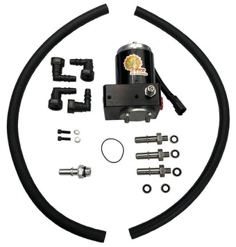 compare product PureFlow Raptor 98.5-02 Dodge 5.9L Cummins FRRP-150 Factory Replacement Fuel Pump w/Big Line Kit