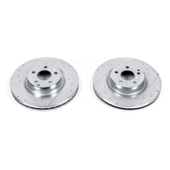 compare product Power Stop 2006 Mercedes-Benz CLS500 Front Evolution Drilled & Slotted Rotors - Pair