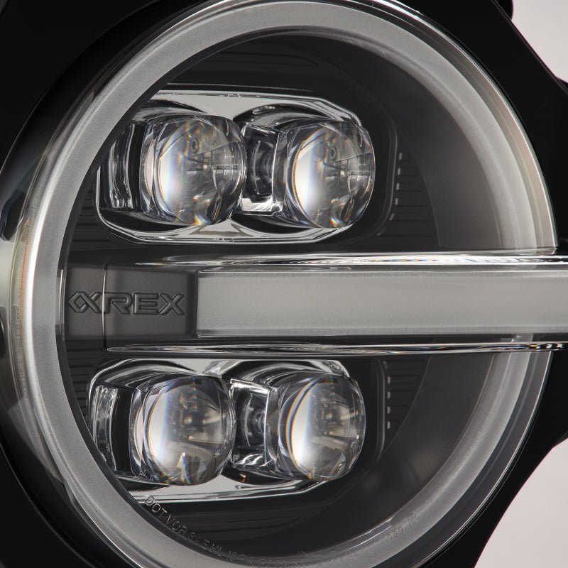 AlphaRex 21 - 23 Ford Bronco NOVA LED Projector Headlights Black - My Store