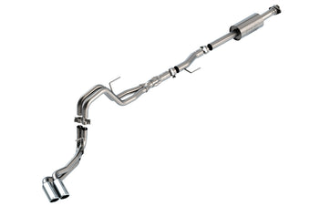 compare product Borla F-150 2021 5.0L 4dr CC SB EC STB Lariat/KR/Platinum/LTD 3/2.25 DSE Cat-Back ATAK CHR Tips