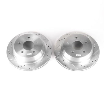 compare product Power Stop 98-05 Chevrolet Blazer Rear Evolution Drilled & Slotted Rotors - Pair