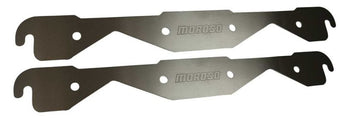 compare product Moroso Small Block Chevy Exhaust Block Off Storage Plate - Pair