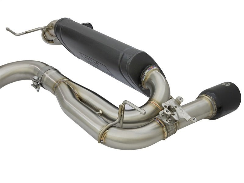 aFe MACHForce XP Exhausts Cat - Back SS 16 - 17 BMW 340i/iX 440i/iX (F3X) L6 - 3.0L (B58) w/Black Tips - My Store