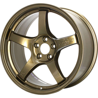compare product Gram Lights 57CR 19x9.5 +45 5x114.3 Almite Gold Wheel