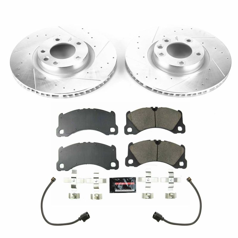 Power Stop 13 - 18 Porsche Cayenne Front Z23 Evolution Sport Brake Kit - My Store