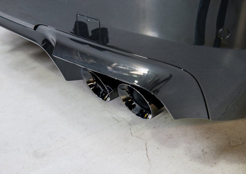 AWE Tuning BMW F10 M5 Touring Edition Axle - Back Exhaust Diamond Black Tips - My Store