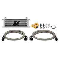 Mishimoto Universal Thermostatic Oil Cooler Kit 13 - Row Silver - My Store
