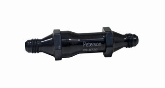 compare product Peterson Fluid Systems Carb Fuel Filter -8AN Long 60 Micron