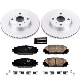 compare product Power Stop 2013 Scion iQ Front Z17 Evolution Geomet Coated Brake Kit