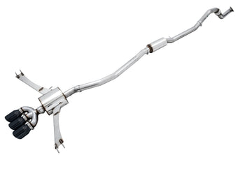 compare product AWE Tuning 2016+ Honda Civic Si Touring Edition Exhaust w/Front Pipe & Triple Diamond Black Tips