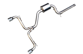compare product AWE Tuning VW MK7 GTI Track Edition Exhaust - Chrome Silver Tips