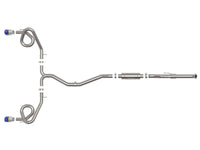 aFe POWER Takeda 22 - 23 Honda Civic Si I4 - 1.5L (t) 2.5in to 3in 304 SS CB Exhaust - Blue Flame Tips - My Store