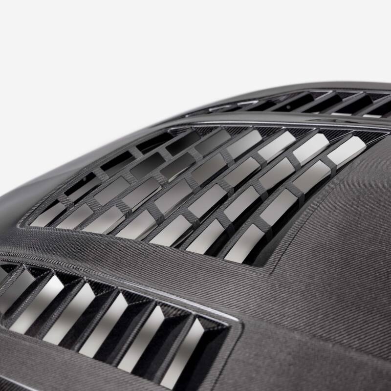 Anderson Composites 2024 Ford Mustang Type - GT4 Double - Sided Carbon Fiber Hood - My Store