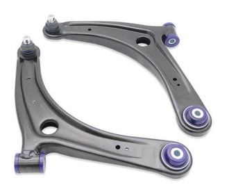 compare product SuperPro 2008 Mitsubishi Lancer GTS Front Lower Control Arm Set w/ Bushings