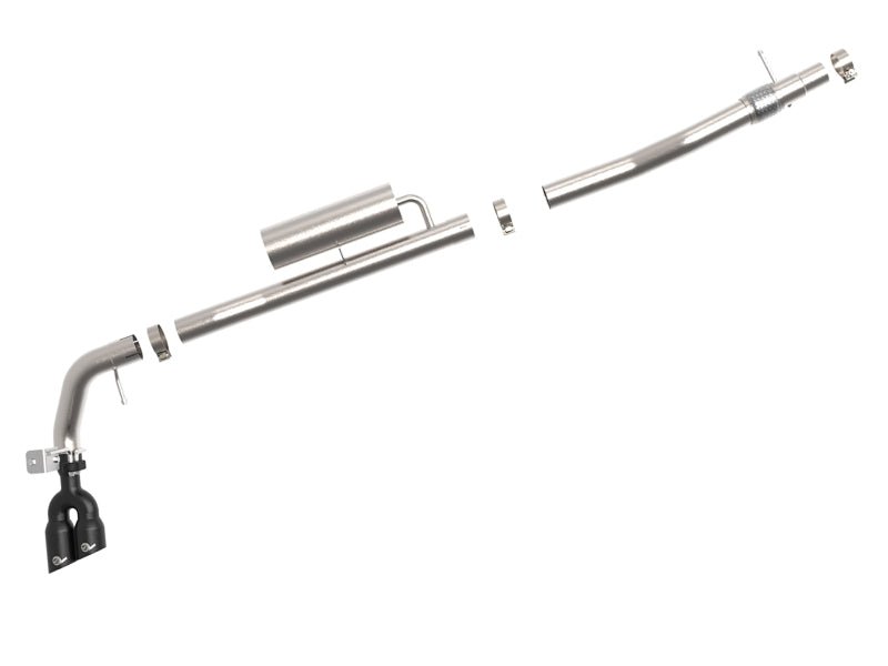 aFe Rebel Series 3in 304 SS Cat - Back Exhaust Side Exit w/ Black Tips 19 - 20 Ford Ranger L4 - 2.3L (t) - My Store
