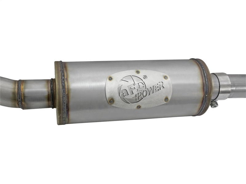 aFe Rebel Series CB 2.5in Dual Center Exit SS Exhaust w/ Black Tips 07 - 15 Jeep Wrangler 3.6L/3.8L V6 - My Store