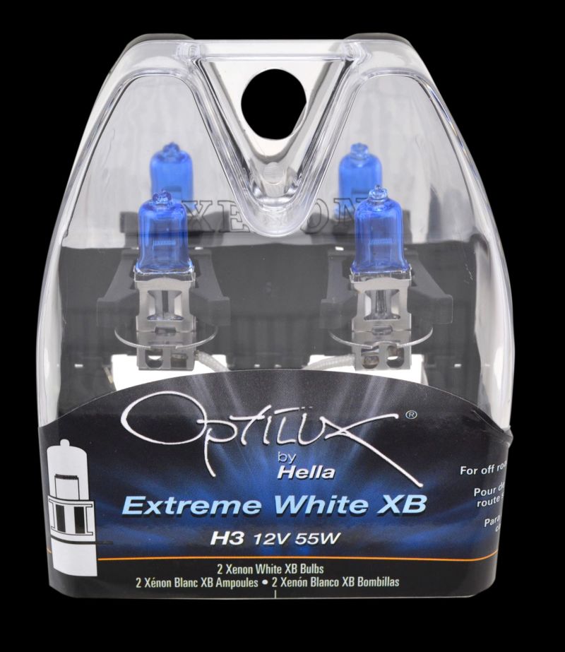 Hella H3 12V 55W Xen White XB Bulb (Pair) - My Store