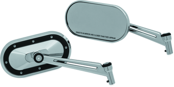 compare product Kuryakyn Heavy Industry Mirrors Chrome/Black