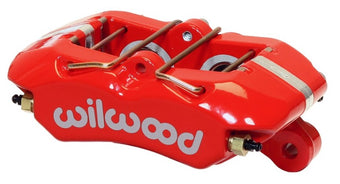 compare product Wilwood Caliper-Forged Dynapro 4 5.25in Mount-Red-Universal 1.38/1.38in Pistons .81in Disc