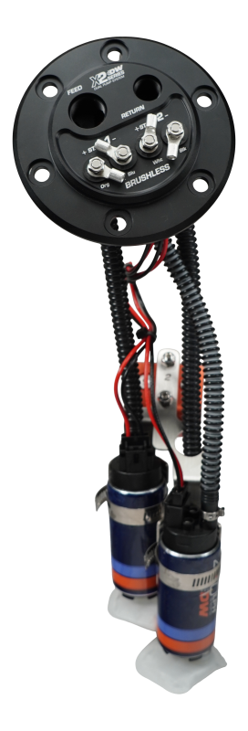 compare product DeatschWerks X2 Pump Hanger w/ Dual DW420 for 92-00 Honda Civic