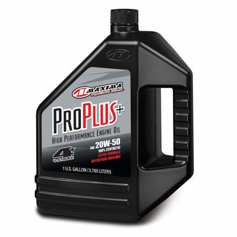 compare product Maxima Pro Plus+ 4T Full Synthetic 20W50 Engine Oil - Gallon