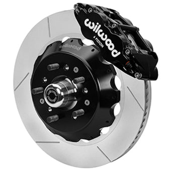 compare product Wilwood Forged 6 Piston Superlite Caliper, SRP 72 Vane Vented Spec37 Slotted Rotor - 14.00x1.25