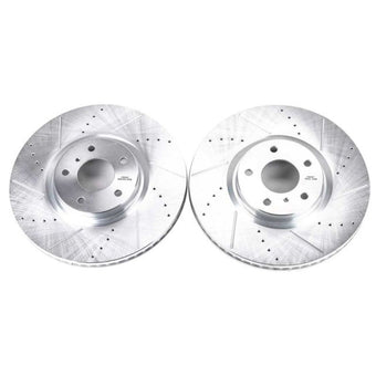 compare product Power Stop 07-08 Infiniti G35 Front Evolution Drilled & Slotted Rotors - Pair