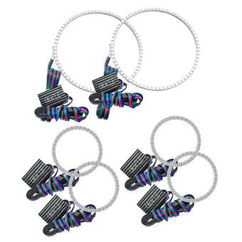 compare product Oracle Nissan Frontier 01-04 Halo Kit - Triple - ColorSHIFT w/o Controller