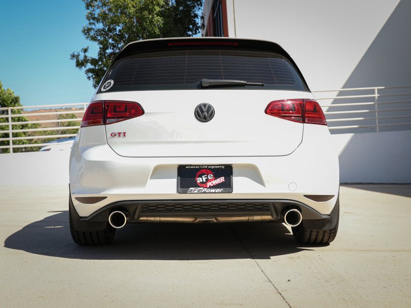 aFe MACHForce XP 3in - 2.5in SS Exhaust Cat - Back 15 - 17 Volkswagen GTI (MKVII) L4 - 2.0L (t) - Polished - My Store