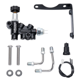 compare product Wilwood Proportioning Valve - Knob Adjust 3/8-24 IF w/Mounting Bracket