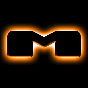 compare product ORACLE Lighting Universal Illuminated LED Letter Badges - Matte Blk Surface Finish - M