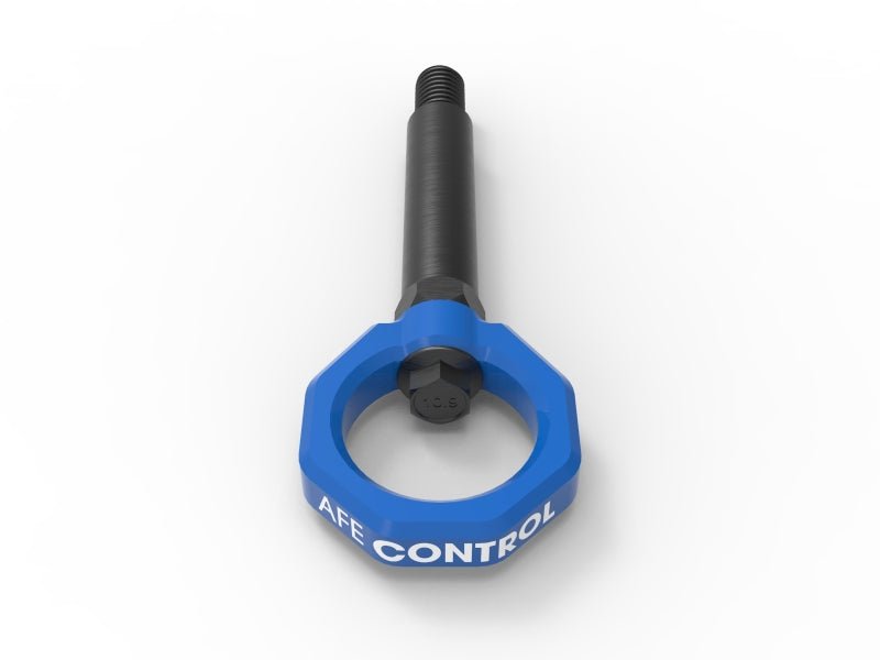aFe Control Rear Tow Hook Blue BMW F - Chassis 2/3/4/M - My Store