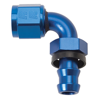 compare product Russell Performance -6 AN Twist-Lok 90 Degree Hose End (Blue)
