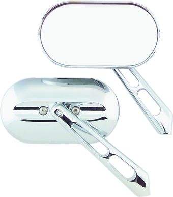 compare product Kuryakyn Magnum Mirrors Small Flat Glass Chrome