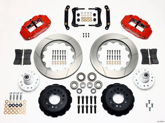 compare product Wilwood Narrow Superlite 6R Front Hub Kit 14.00in Red 70-78 Camaro