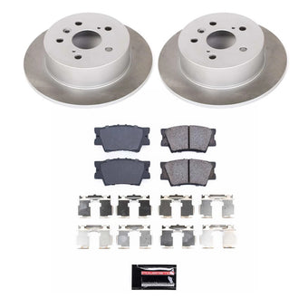 compare product Power Stop 12-17 Toyota Camry Rear Semi-Coated Rotor Kit