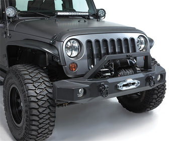 compare product Rampage 2007-2018 Jeep Wrangler(JK) TrailGuard Front Bumper - Black