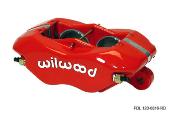 compare product Wilwood Caliper-Forged Dynalite-Red 1.75in Pistons .81in Disc